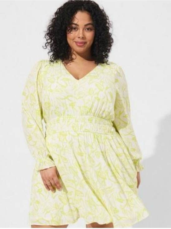 torrid Dresses & Skirts - Torrid womens mini wash gauze skater dress size 1X